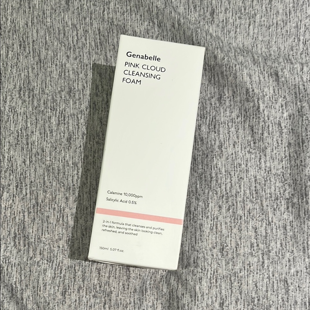 Genabelle Pink Cloud Cleansing Foam - White Kbeauty